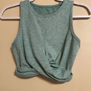 Wrap front workout top